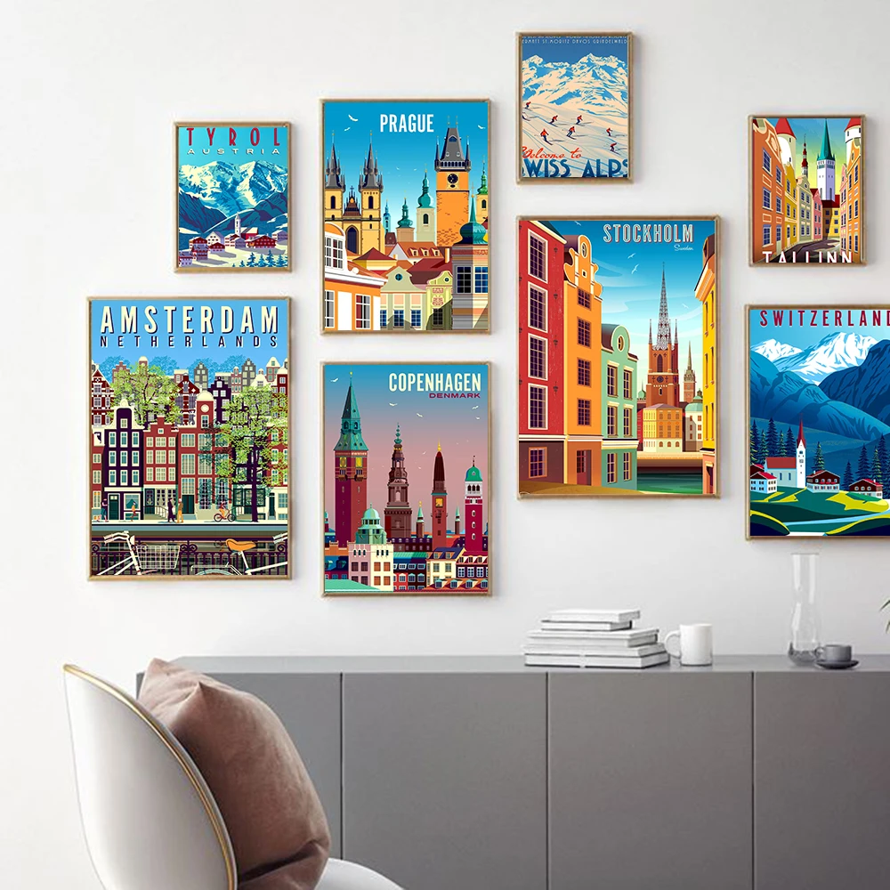 Hd Print Canvas Art Painting European Poster Amsterdam Denmark Stockholm Town Vintage Travel Cities Wall Art Picture Landscape
Hd Print Canvas Art Painting European Poster Amsterdam Denmark Stockholm Town Vintage Travel Cities Wall Art Picture Landscape