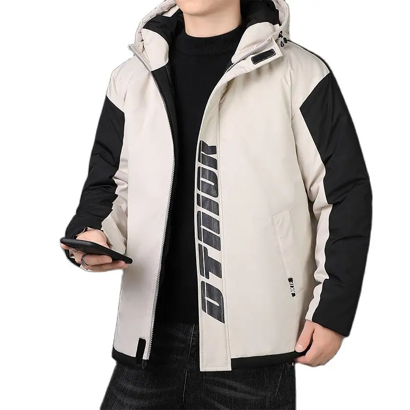 Men's Jacket New coat Winter Fashion Warmth Thick Outdoor Windproof Hooded Solid Color Thick Cotton Lining Jacket Men's
Men's Jacket New coat Winter Fashion Warmth Thick Outdoor Windproof Hooded Solid Color Thick Cotton Lining Jacket Men's