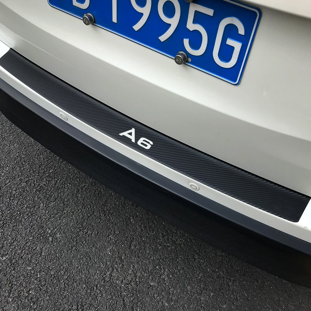 Автомобильная наклейка для Audi A6 C6 C5 C7 4F C4 Защитная Наклейка на задний бампер