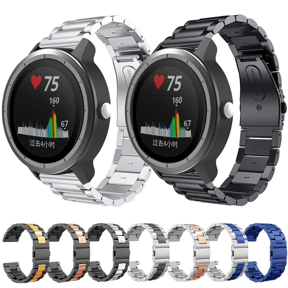 Роскошный ремешок для наручных часов 20/22 мм для Garmin Vivoactive 3 4, браслет из нержавеющей стали для часов, металлические ремешки для часов Vivomove HR
Роскошный ремешок для наручных часов 20/22 мм для Garmin Vivoactive 3 4, браслет из нержавеющей стали для часов, металлические ремешки для часов Vivomove HR