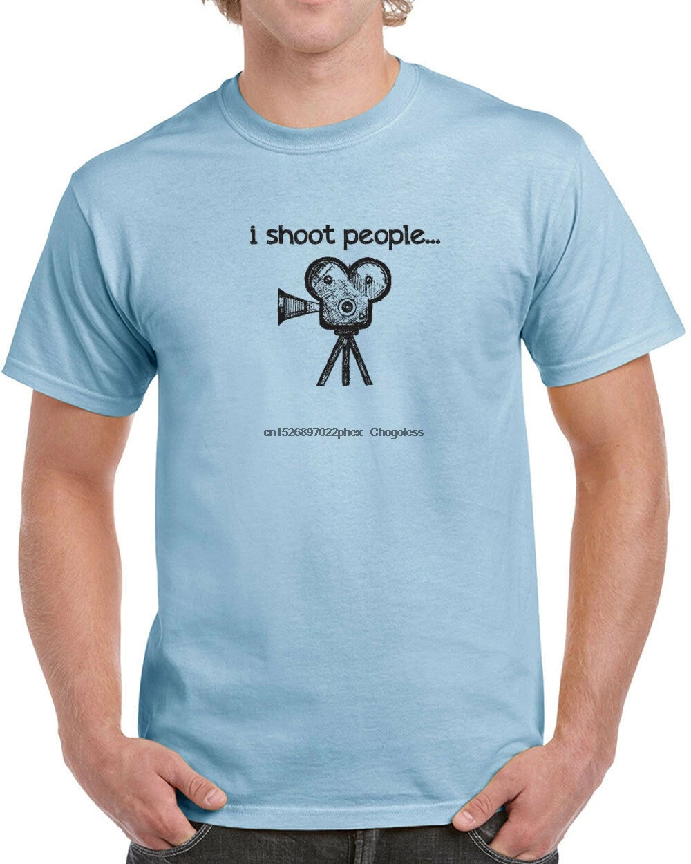 058 I Shoot People mens T-shirt director photographer cool movies film artist | Мужская одежда