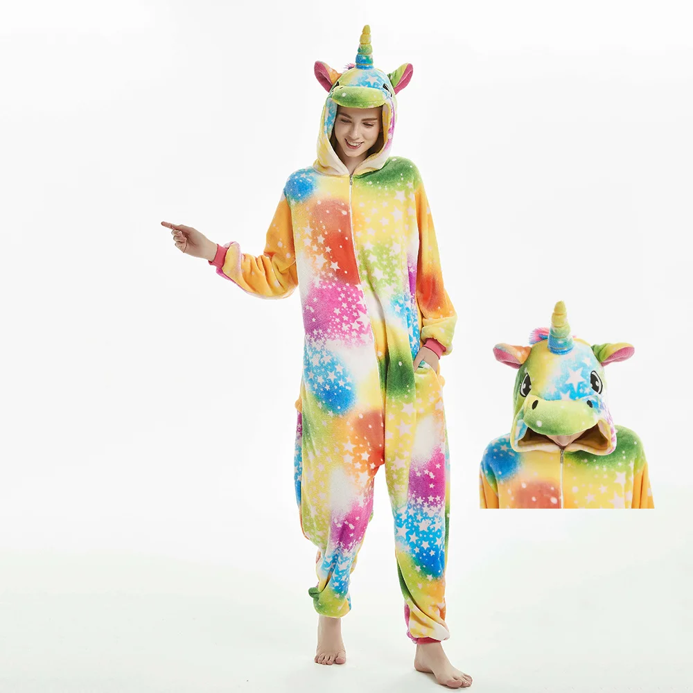 Unicorn Women Pajama Jumpsuit Kigurumis Pegasus Funny Cute Cartoon Sleepwear Adults Zipper Nightie Homewear
Unicorn Women Pajama Jumpsuit Kigurumis Pegasus Funny Cute Cartoon Sleepwear Adults Zipper Nightie Homewear