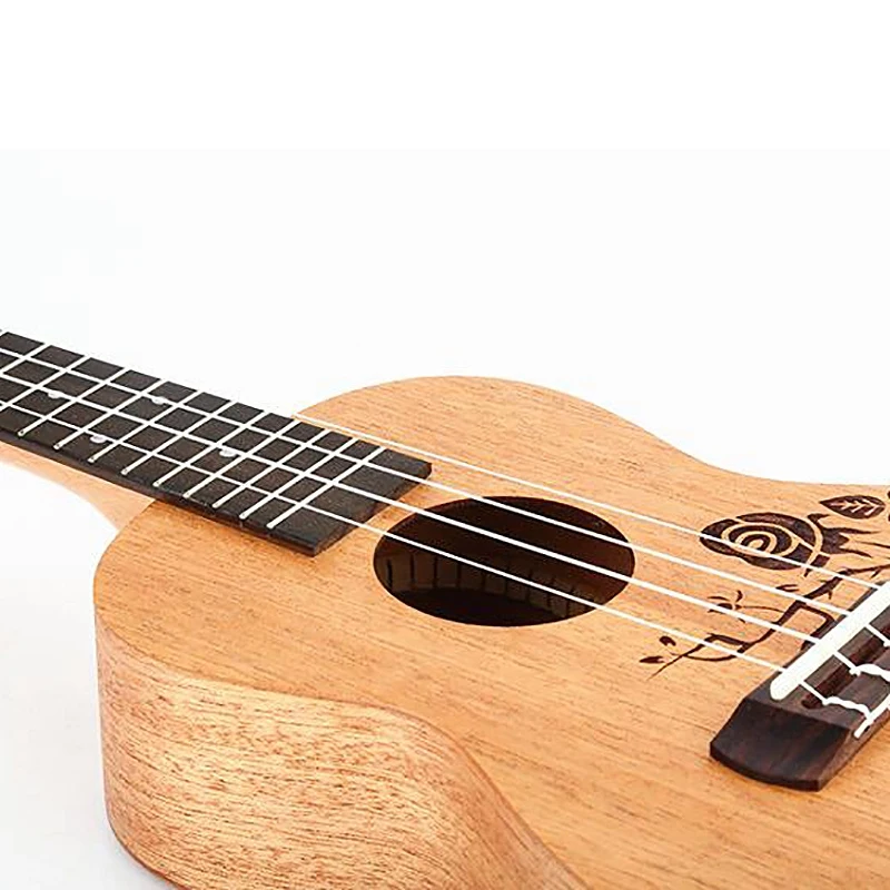 

YAEL 23 Inch 4 Strings Mahogany Ukulele Rosewood Fretboard Hawaiian Accoustic Guitar Music Instrument Rosevine