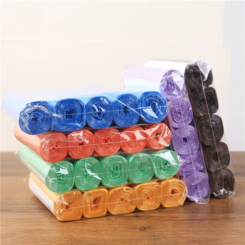 5 Rolls Household Disposable Trash Pouch Kitchen Storage Garbage Bags Cleaning Waste Bag Plastic Bag 1pack 75Pcs 
5 Rolls Household Disposable Trash Pouch Kitchen Storage Garbage Bags Cleaning Waste Bag Plastic Bag 1pack 75Pcs