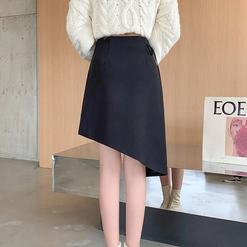 Sister Fara New Spring Mini Asymmetrical Skirt Autumn Office Fashion Solid High Waist Skirt 2021 Ladies A-Line Casual Midi Skirt
Sister Fara New Spring Mini Asymmetrical Skirt Autumn Office Fashion Solid High Waist Skirt 2021 Ladies A-Line Casual Midi Skirt