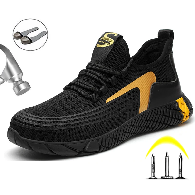 Men Work Boots Safety Shoes Steel Toe Casual Shoes Lightweight Breathable Sneakers Male Construction Work Shoes for Men Footwear
Men Work Boots Safety Shoes Steel Toe Casual Shoes Lightweight Breathable Sneakers Male Construction Work Shoes for Men Footwear