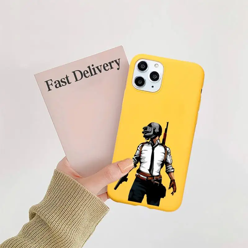 Hot game gun PUBG Phone Case Candy Color for iPhone 6 7 8 11 12 s mini pro X XS XR MAX Plus
Hot game gun PUBG Phone Case Candy Color for iPhone 6 7 8 11 12 s mini pro X XS XR MAX Plus