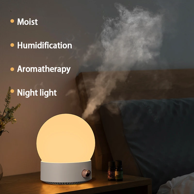 Moon Night Light Mute Desktop Air Filter Sprayer Mini Aroma Diffuser Decorative Lights USB Charging Humidifier Home Accessories
Moon Night Light Mute Desktop Air Filter Sprayer Mini Aroma Diffuser Decorative Lights USB Charging Humidifier Home Accessories