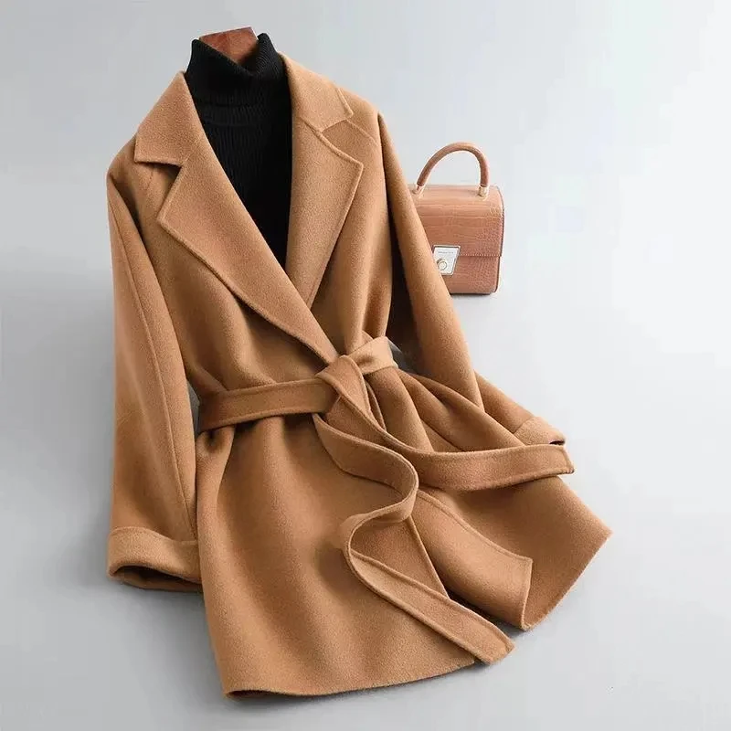 Woolen coat women 2022 fall/winter new thick wool coat slim plus size mid-length Female high-end What about double-sided coats
Woolen coat women 2022 fall/winter new thick wool coat slim plus size mid-length Female high-end What about double-sided coats