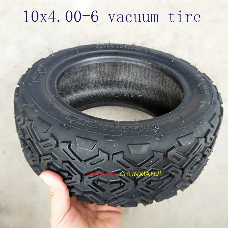 Бесплатная доставка 10 дюймовые вакуумные шины 10X4.00 6 10*4 00 бескамерные для снега