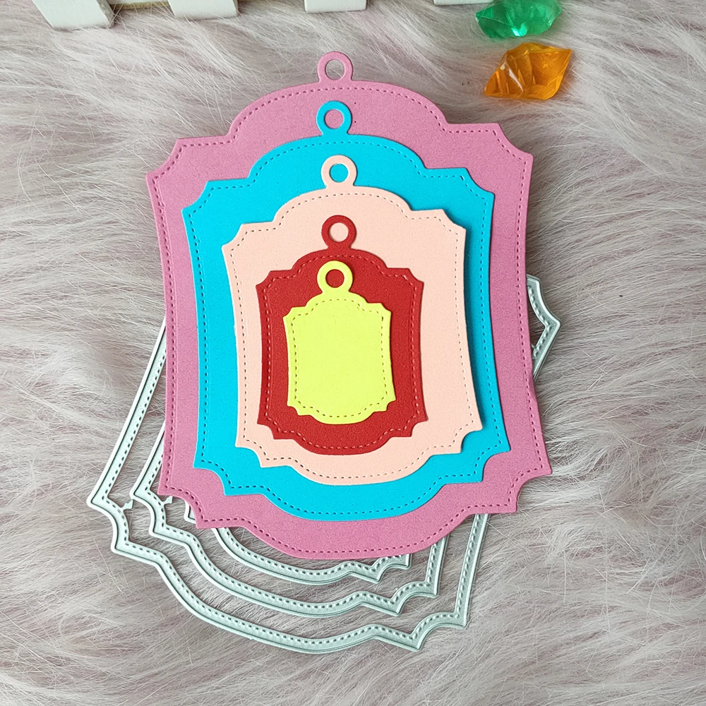 New Five-piece tag metal cutting die mould scrapbook decoration embossed photo album decoration card making DIY handicrafts
New Five-piece tag metal cutting die mould scrapbook decoration embossed photo album decoration card making DIY handicrafts