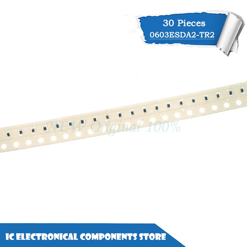 New original 0603ESDA2-TR2 0603ESDA2-TR 0603 SMD 30pcs/lot
New original 0603ESDA2-TR2 0603ESDA2-TR 0603 SMD 30pcs/lot