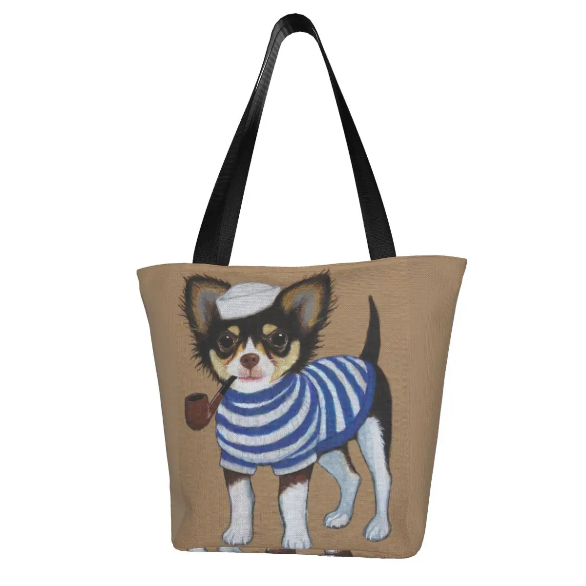 Sailor Chihuahua Shopping Bag Pet Kawaii Student Gift Handbags Retro Cloth Work Bags
Sailor Chihuahua Shopping Bag Pet Kawaii Student Gift Handbags Retro Cloth Work Bags