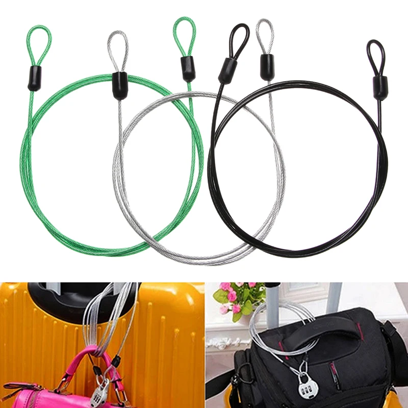 1 PC Security Anti-theft Strong Braided Steel Cable Wire Rope 100cm/39'' For Outdoor Bike Lock Motorcycles Scooter Chain
1 PC Security Anti-theft Strong Braided Steel Cable Wire Rope 100cm/39'' For Outdoor Bike Lock Motorcycles Scooter Chain