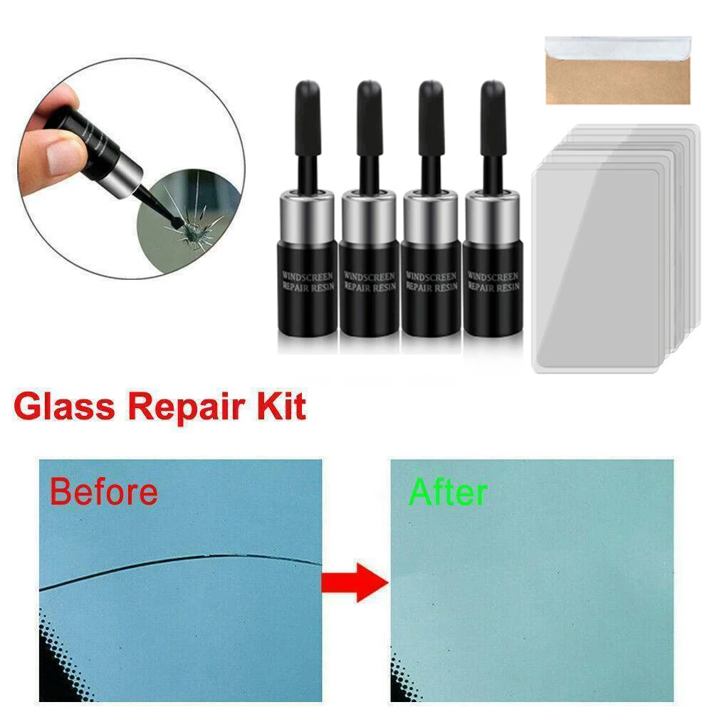 Chip Glass Repair Tool Repair Fluid 4 Bottles Car Auto Windshield Restore 3ml/Bottle Accessories
Chip Glass Repair Tool Repair Fluid 4 Bottles Car Auto Windshield Restore 3ml/Bottle Accessories