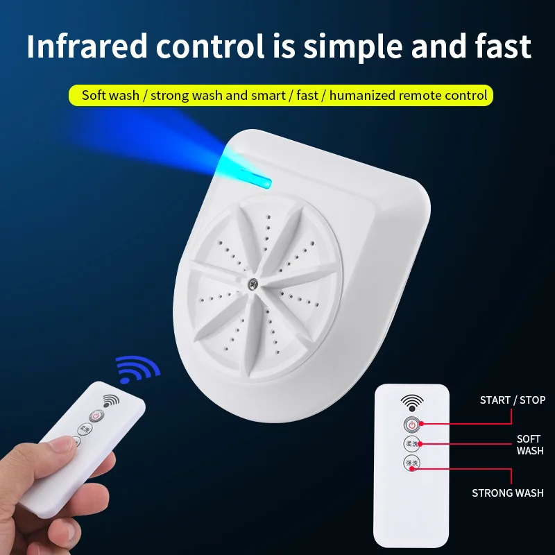 Mini Portable Washing Machine Foldable Automatic Clothes Washing Machine Dormitory Socks Underwear Ultrasonic Turbine Washing
Mini Portable Washing Machine Foldable Automatic Clothes Washing Machine Dormitory Socks Underwear Ultrasonic Turbine Washing