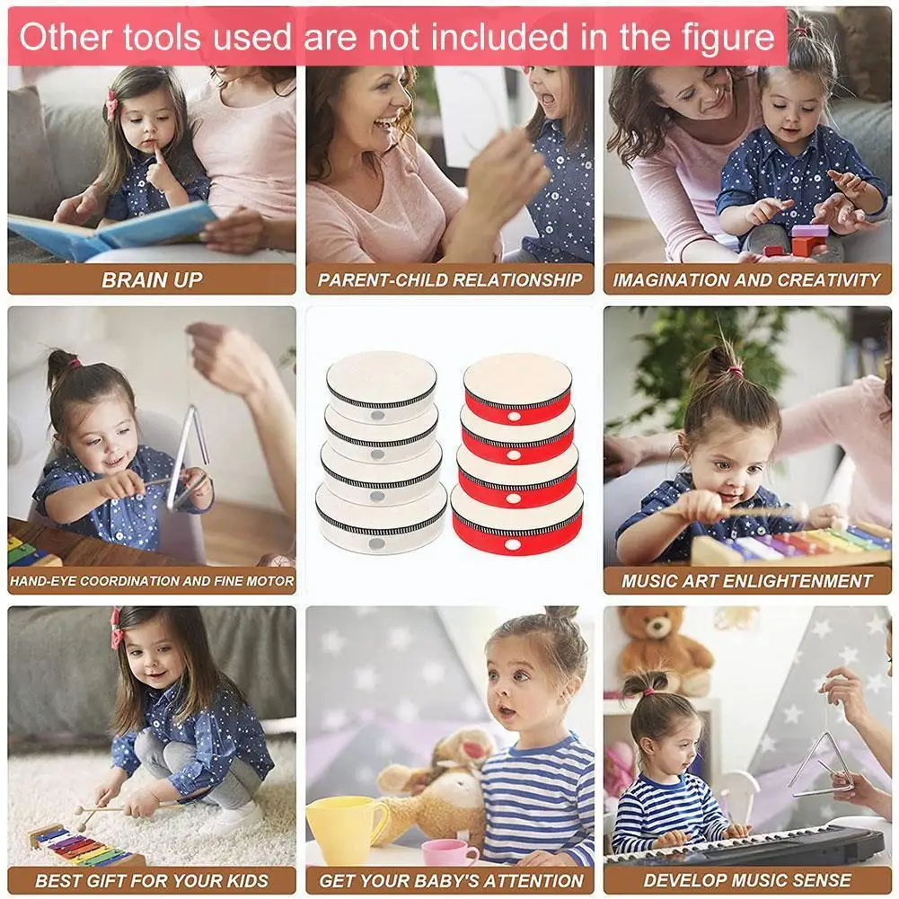 Деревянный ручной барабан 4/6/8 дюйма, Детская ударная игрушка, деревянный портативный удобный музыкальный инструмент с рамкой для музыкальн...
Деревянный ручной барабан 4/6/8 дюйма, Детская ударная игрушка, деревянный портативный удобный музыкальный инструмент с рамкой для музыкальн...