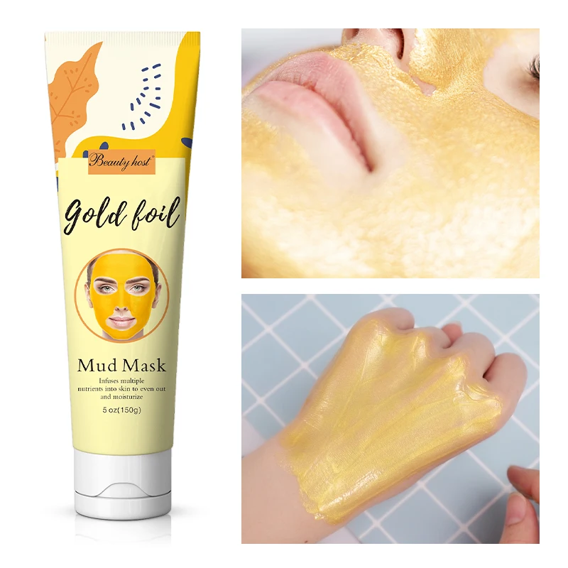 Beauty Host Mud Face Mask Whitening Moisturizing Oil-Control 24K Gold Foil Clay Mud Mask Facial Body Skin Care Makeup 150g
Beauty Host Mud Face Mask Whitening Moisturizing Oil-Control 24K Gold Foil Clay Mud Mask Facial Body Skin Care Makeup 150g