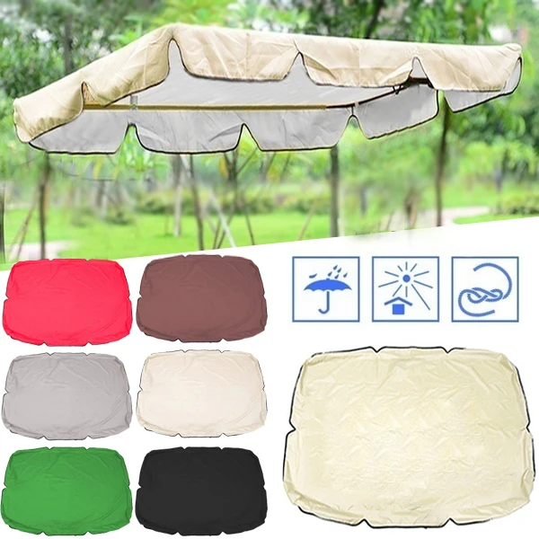 1 PC Outdoor Garden Patio Swing Canopy Seat Top Waterproof Sunshade Cover Replace Garden Swing 3 Seat Chair Canopy Hammock Tent
1 PC Outdoor Garden Patio Swing Canopy Seat Top Waterproof Sunshade Cover Replace Garden Swing 3 Seat Chair Canopy Hammock Tent