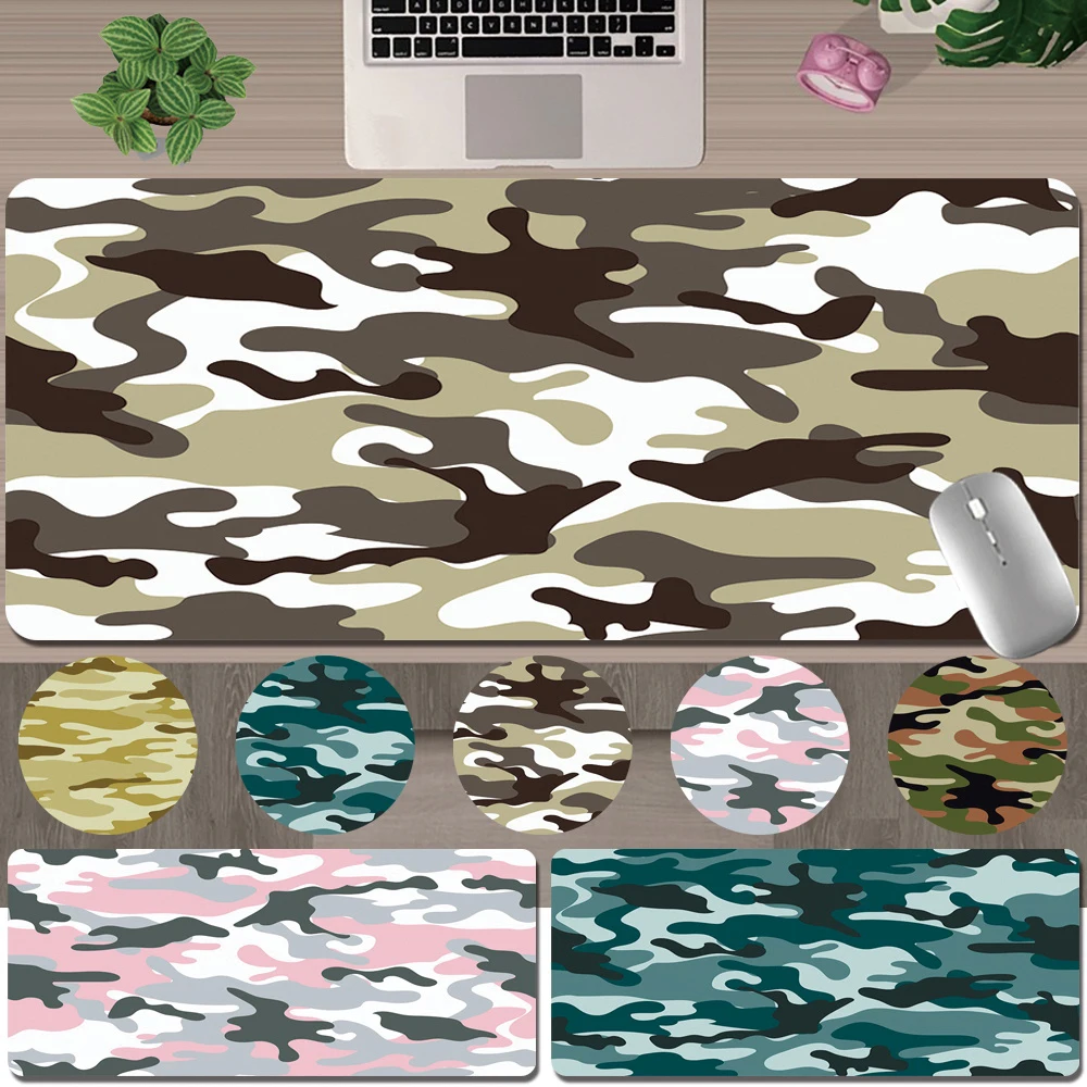 Gaming Mouse Pad PU Leather Camouflage Pattern Series Computer Keyboard Mouse Mat Large 800x300/600x300 Office Desk Accessories
Gaming Mouse Pad PU Leather Camouflage Pattern Series Computer Keyboard Mouse Mat Large 800x300/600x300 Office Desk Accessories