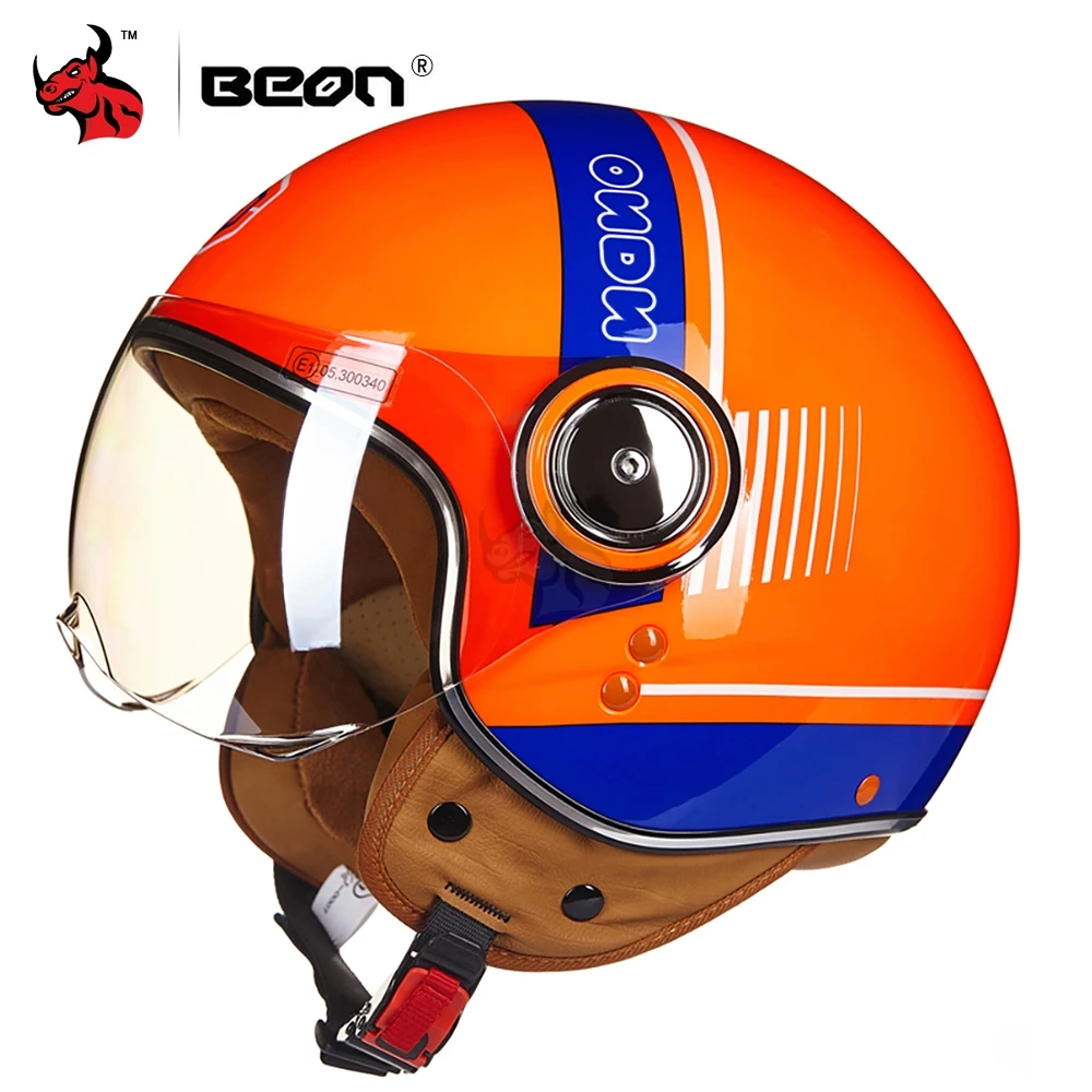 BEON Men Motorcycle Helmet Vintage Motorbike Riding Helmets Casco Moto Summer Breathable Scooter Half Helmet Cascos Para Moto
BEON Men Motorcycle Helmet Vintage Motorbike Riding Helmets Casco Moto Summer Breathable Scooter Half Helmet Cascos Para Moto