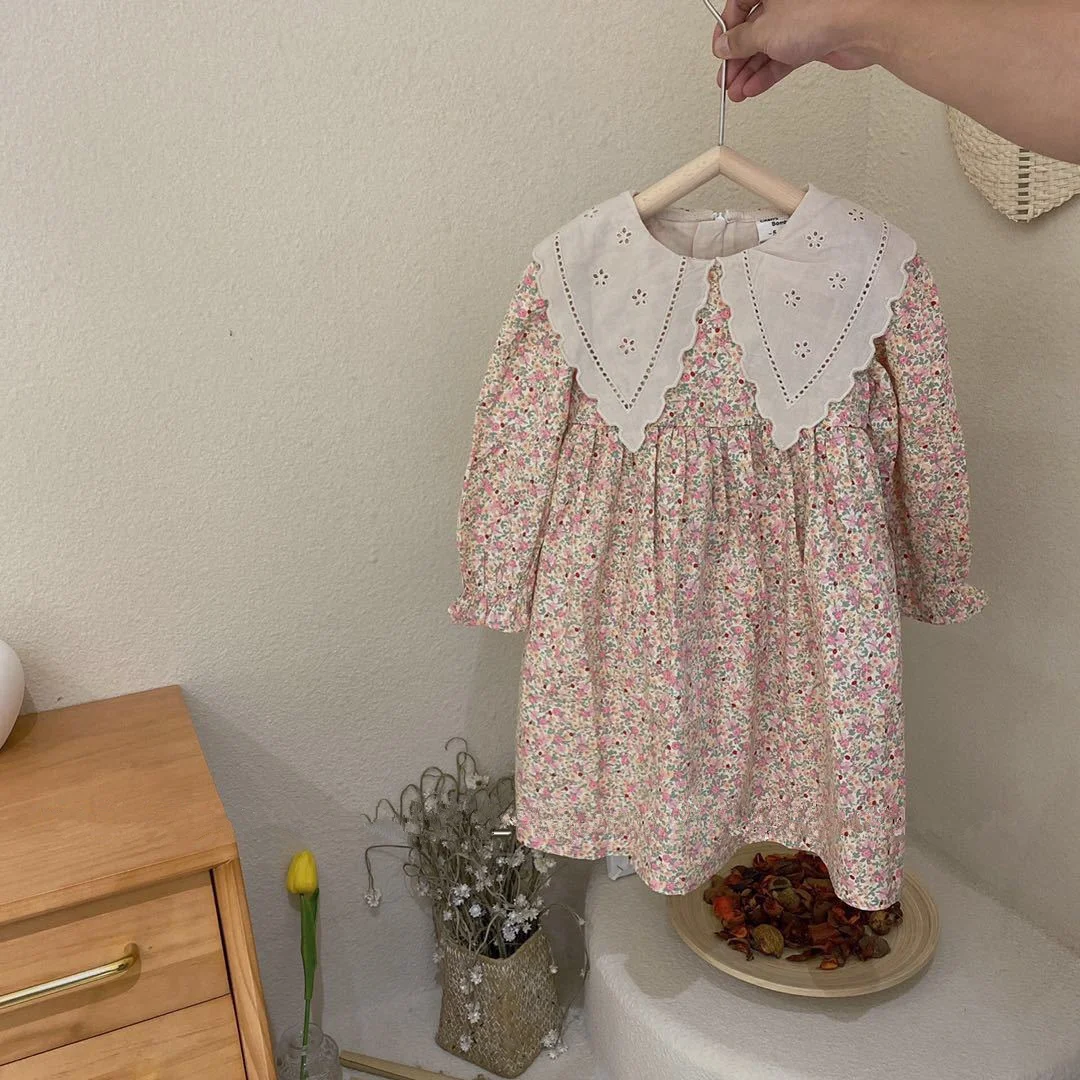 2022 Children Girls Floral Dress Korean Kids One Piece Child Girls Princess Party Frock Clothes Fashion Little Girls Dresses
2022 Children Girls Floral Dress Korean Kids One Piece Child Girls Princess Party Frock Clothes Fashion Little Girls Dresses