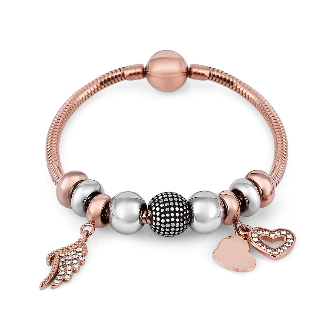 Wesse JWPAL1032 Heart Womens Bracelet Bangles Fashion Jewelry Steel Rose Gold Birthday Gift for Womens
Wesse JWPAL1032 Heart Womens Bracelet Bangles Fashion Jewelry Steel Rose Gold Birthday Gift for Womens