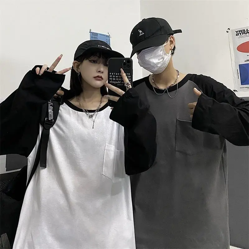 Patchwork Oversized 3xl Grey Black White Pockets Vintage Fall Spring Long Sleeve Men T Shirt Fashion Clothes 2022 New Streetwear
Patchwork Oversized 3xl Grey Black White Pockets Vintage Fall Spring Long Sleeve Men T Shirt Fashion Clothes 2022 New Streetwear