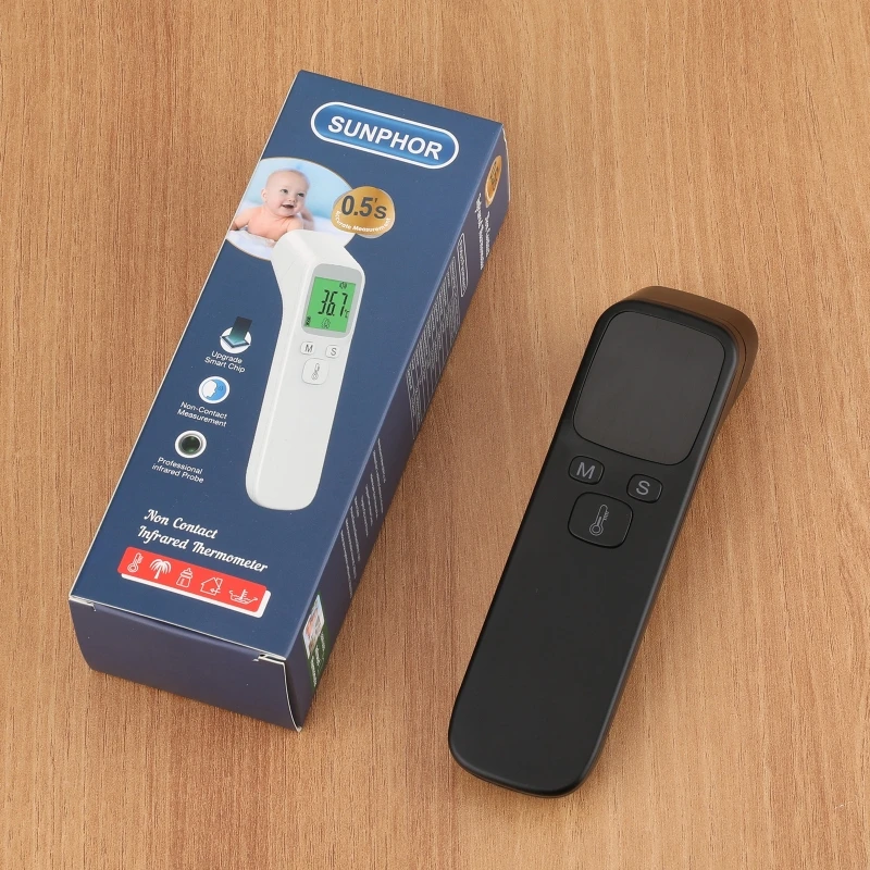 Baby Non Contact Forehead Infrared Thermometer LCD Display Digital Measurement 090A
Baby Non Contact Forehead Infrared Thermometer LCD Display Digital Measurement 090A