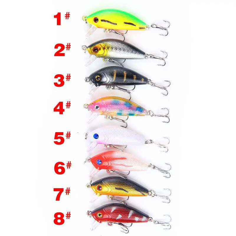 1PCS Minnow Fishing Lure 50mm4.2g Topwater Hard Bait Wobbler Jig Bait Crankbait Carp Striped bass Pesca Fishing tackle SwimBait
1PCS Minnow Fishing Lure 50mm4.2g Topwater Hard Bait Wobbler Jig Bait Crankbait Carp Striped bass Pesca Fishing tackle SwimBait