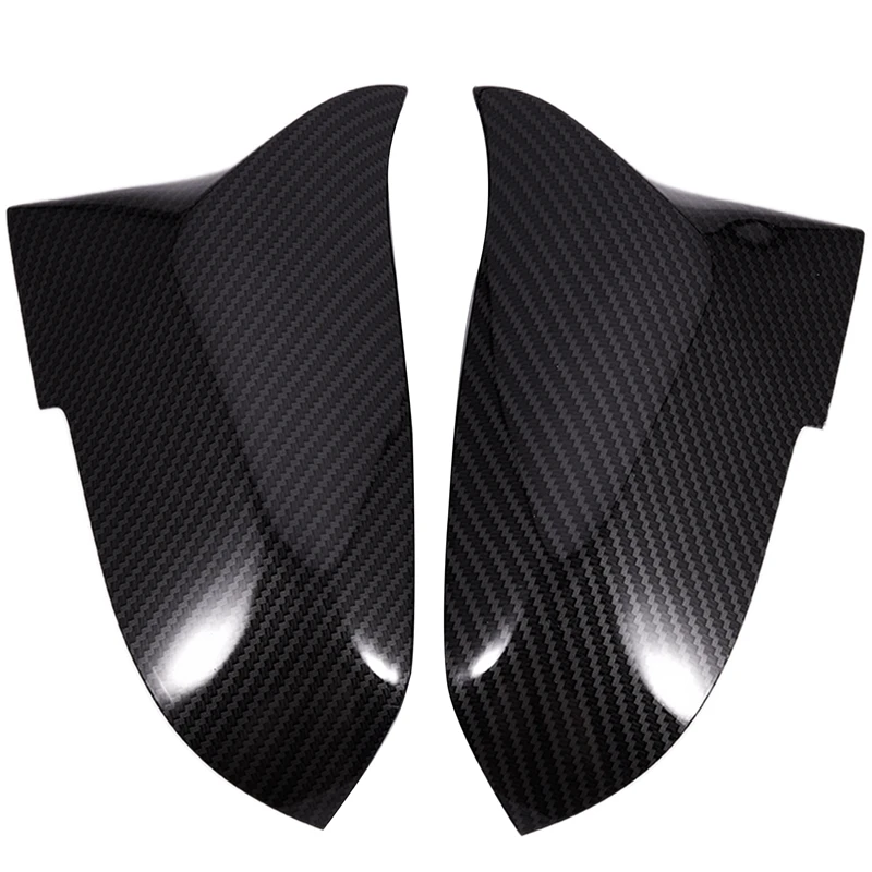 

1 пара углеродного волокна автомобиля крышка зеркала заднего вида Кепки для Bmw F20 F22 F30 F31 F32 F33 F36 F34 F35 боковые зеркала накладка 5116729274