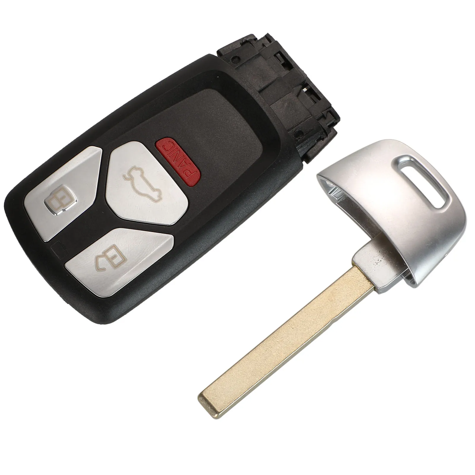 Bilchave 3/4 кнопки дистанционного смарт автомобиля ключ оболочки для Audi TT A4 A5 S4 S5 Q7 SQ7