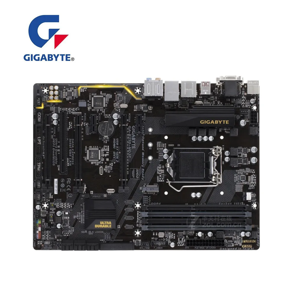 Материнская плата GIGABYTE для настольного ПК с процессором LGA 1151 и DDR4 B250M B250