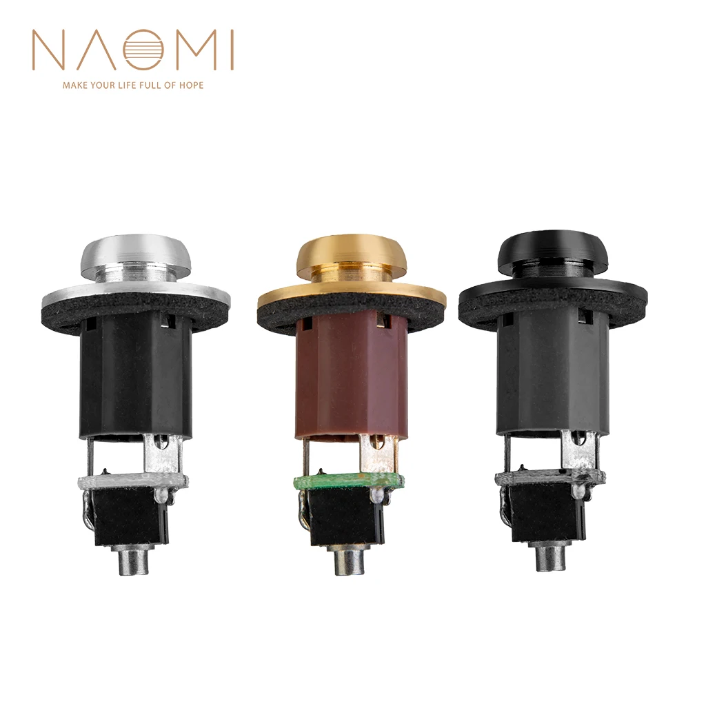 NAOMI Guitar Endpin Jack 6.35mm Output 2.5mm Input Endpin Jack For Acoustic Guitar Built-in Rod Piezo Pickup Good Sound Effect
NAOMI Guitar Endpin Jack 6.35mm Output 2.5mm Input Endpin Jack For Acoustic Guitar Built-in Rod Piezo Pickup Good Sound Effect