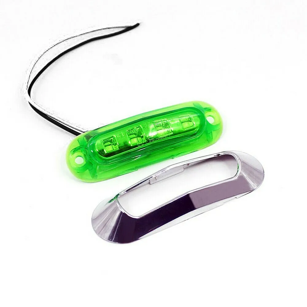 Sealed Waterproof Navigation LED Boat Lights Bow Pontoon Lights DC 12V-24V Red Green
Sealed Waterproof Navigation LED Boat Lights Bow Pontoon Lights DC 12V-24V Red Green