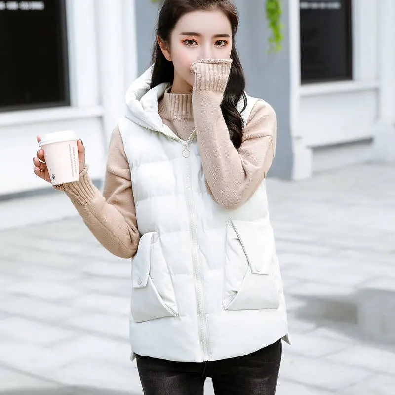 Cotton vest women's short 2020 winter new Korean loose hooded jacket cotton vest bread jacket
Cotton vest women's short 2020 winter new Korean loose hooded jacket cotton vest bread jacket