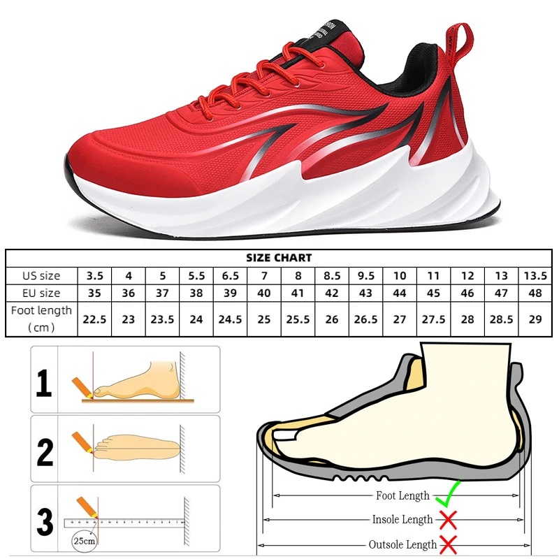 Men's Casual Shoes 2020 Fashion Arch Protection Sneakers Man Light Zapatillas De Hombre Deportiva red Breathable Running Shoes
Men's Casual Shoes 2020 Fashion Arch Protection Sneakers Man Light Zapatillas De Hombre Deportiva red Breathable Running Shoes