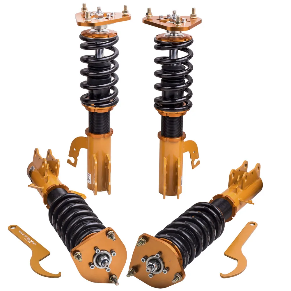 

New Coilovers Lowering Kits for Toyota Celica 90-93 Adj Damper Shock Absorbers for GT GTS FWD 1990-1993 24 Ways Adjustable