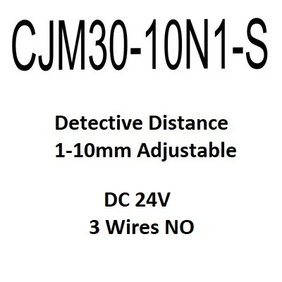 Емкостный датчик приближения CJM30-10A2-S Металлический детективный датчик Диапазон детектива 10 мм Регулируемый датчик уровня
Емкостный датчик приближения CJM30-10A2-S Металлический детективный датчик Диапазон детектива 10 мм Регулируемый датчик уровня