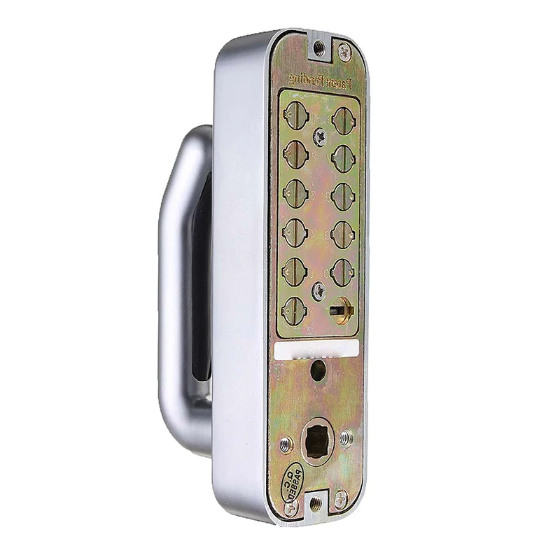 141x43x26mm Long Handle Keyless Mechanical Door Digital Machinery Code Keypad Password Door Lock Zinc Alloy Home Supplies
141x43x26mm Long Handle Keyless Mechanical Door Digital Machinery Code Keypad Password Door Lock Zinc Alloy Home Supplies