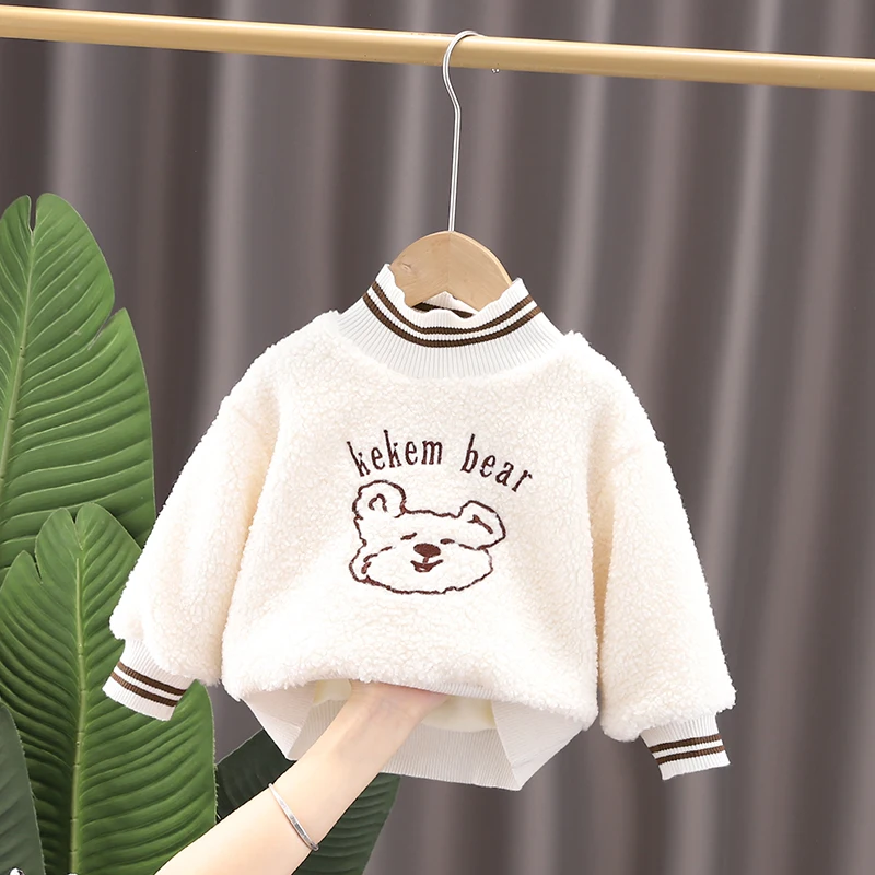 2021 Winter Baby Boys Girls Sweaters Warm Plush Infant Jackets Outdoor Children Coats Cartoon Kids Clothes Casual Outerwear
2021 Winter Baby Boys Girls Sweaters Warm Plush Infant Jackets Outdoor Children Coats Cartoon Kids Clothes Casual Outerwear