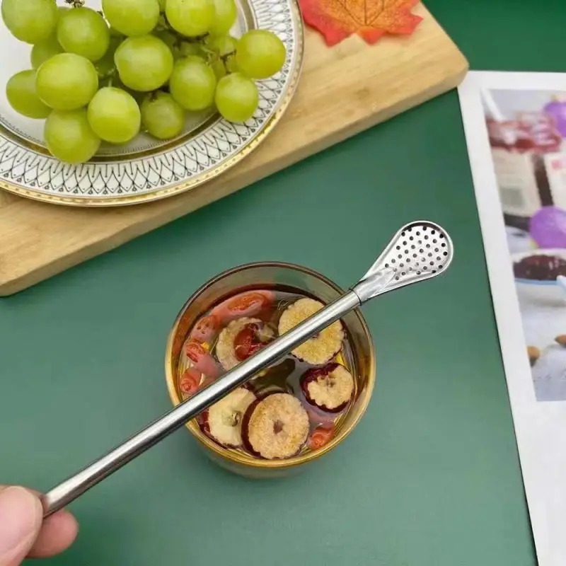 Stainless Steel Drinking Straw Spoon Tea Filter Yerba Mate Tea Straws Gourd Reusable Tea Tools Tea Filter Tea Straws Spoon HOT!
Stainless Steel Drinking Straw Spoon Tea Filter Yerba Mate Tea Straws Gourd Reusable Tea Tools Tea Filter Tea Straws Spoon HOT!