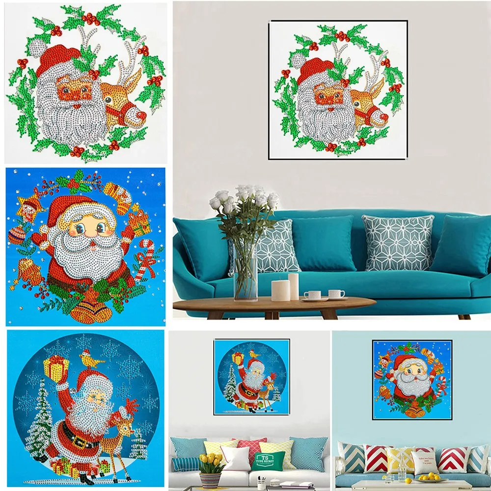 DIY Cartoon Snowman 5D Diamond Painting Full Round Drill Santa Claus Diamond Embroidery Christmas Gift Cross Stitch Kits Gift
DIY Cartoon Snowman 5D Diamond Painting Full Round Drill Santa Claus Diamond Embroidery Christmas Gift Cross Stitch Kits Gift