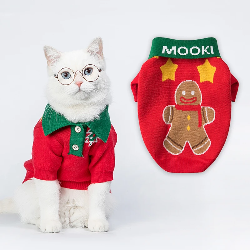 Dog sweater cat sweater dog clothes for small dogs dogs clothes dog clothes winter Red
Dog sweater cat sweater dog clothes for small dogs dogs clothes dog clothes winter Red