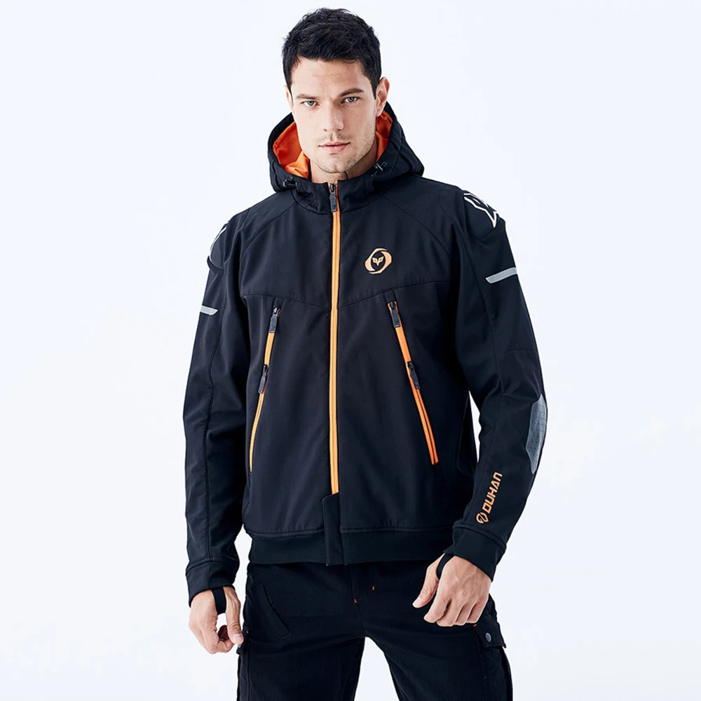 DUHAN Man's Motorcycle Jacket Hooded Moto Jacket Heating Jackets Shoulder Armor Electric Thermal Motorbike Riding Jacket Winter
DUHAN Man's Motorcycle Jacket Hooded Moto Jacket Heating Jackets Shoulder Armor Electric Thermal Motorbike Riding Jacket Winter