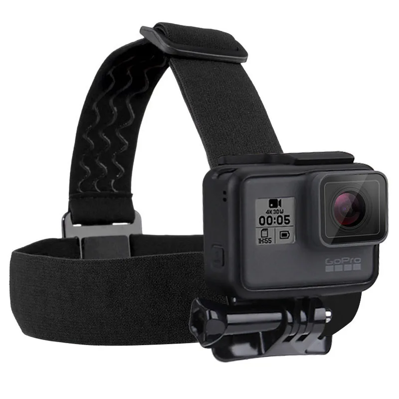 

For Go Pro Accessorie Elastic Head Strap Mount Belt & Chest Bet Kit For GoPro NEW HERO/HERO6/5/4/3+/Xiaoyi/DJI OSMO Action