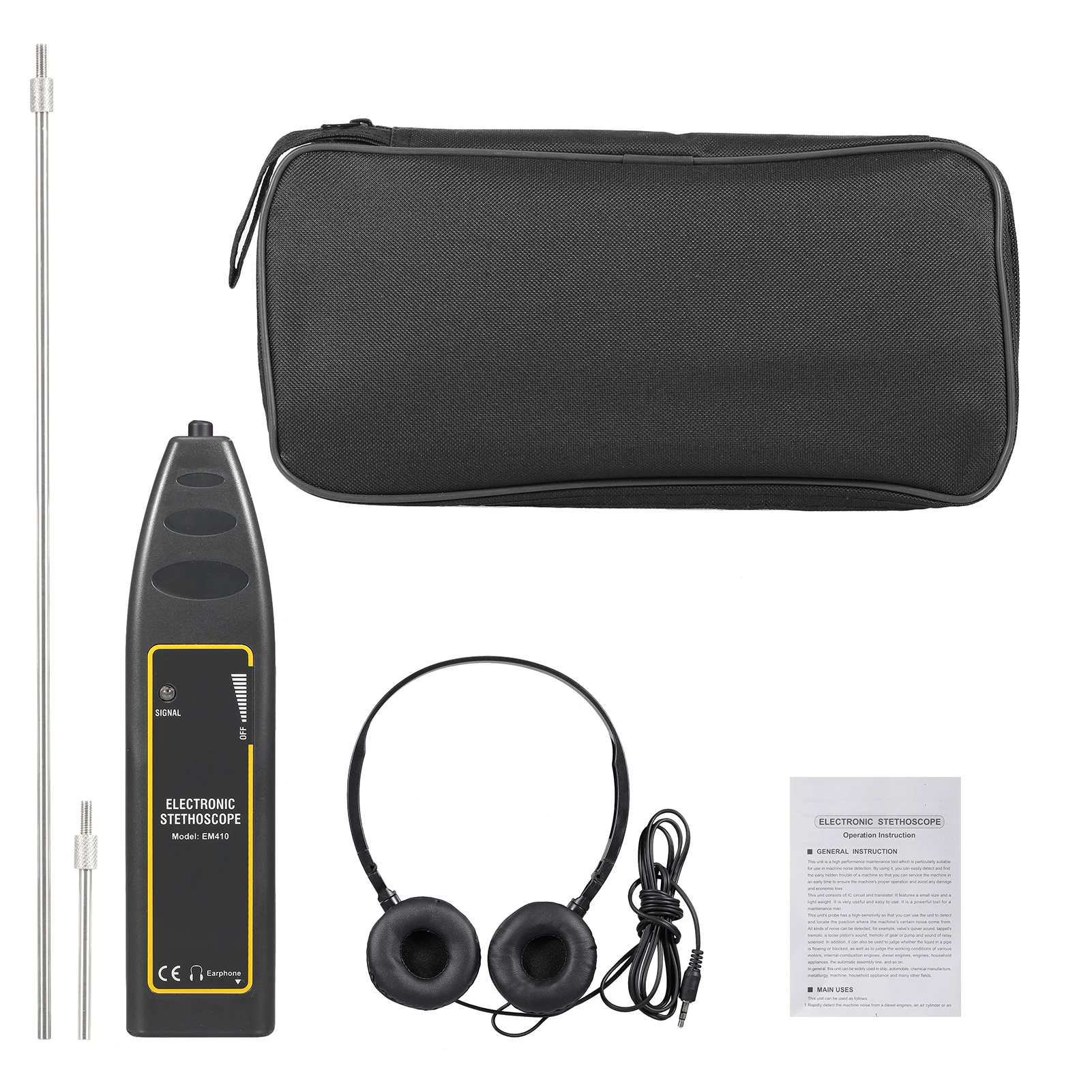 Car Electronic Stethoscope Sound Diagnostic Equipment Engine Repair Tool Abnormal Sound Detector Car Noise Finder
Car Electronic Stethoscope Sound Diagnostic Equipment Engine Repair Tool Abnormal Sound Detector Car Noise Finder