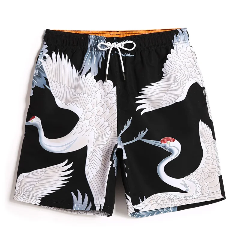 Chinese Style Crane Men'S Beach Shorts Beach Pants Summer Men Bikini Swim Trunks Swimming Shorts Swimsuit Bathing Suits FF2218
Chinese Style Crane Men'S Beach Shorts Beach Pants Summer Men Bikini Swim Trunks Swimming Shorts Swimsuit Bathing Suits FF2218