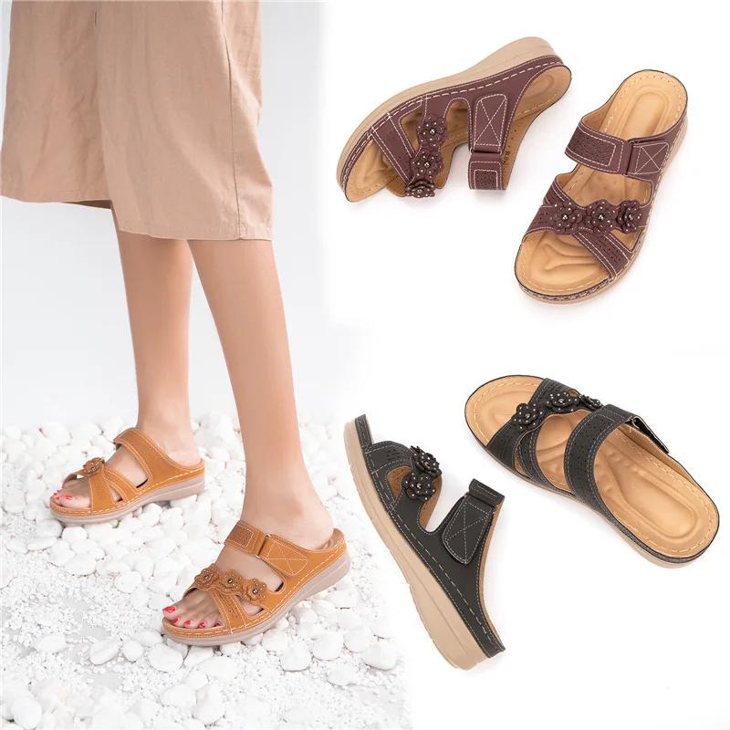 Summer ladies wedge sandals fashion open-toed beach shoes ladies rhinestone sandals fashion all-match personality durable trend
Summer ladies wedge sandals fashion open-toed beach shoes ladies rhinestone sandals fashion all-match personality durable trend