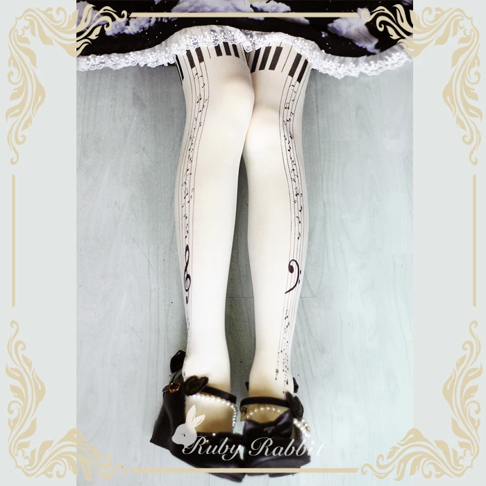 120D Velvet Japanese Style Retro Piano Stripe Printing Pantynose Lolita High Elasticity Princess Sweet Tight Stocking Cosplay
120D Velvet Japanese Style Retro Piano Stripe Printing Pantynose Lolita High Elasticity Princess Sweet Tight Stocking Cosplay